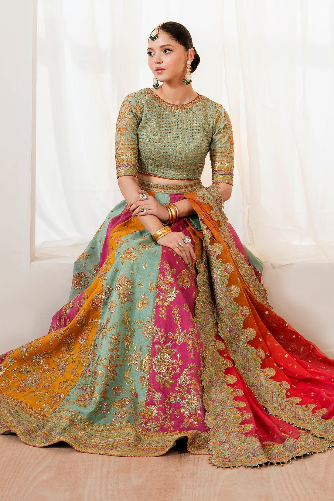 EMBROIDERED SILK