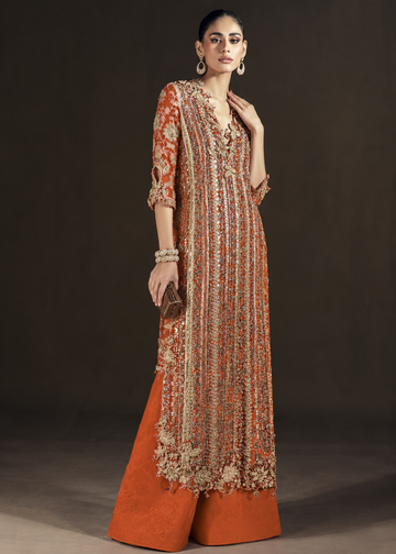 Orange Zest Glam- Sana Safinaz